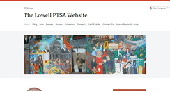 Desktop Screenshot of lowellptsa.org